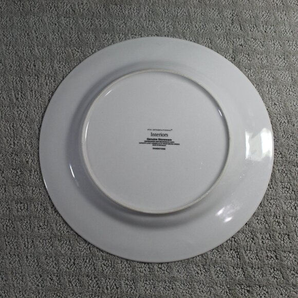 PTS International Interiors SANDSTONE Genuine Stoneware 12.5" Serving Platter - Picture 2 of 4